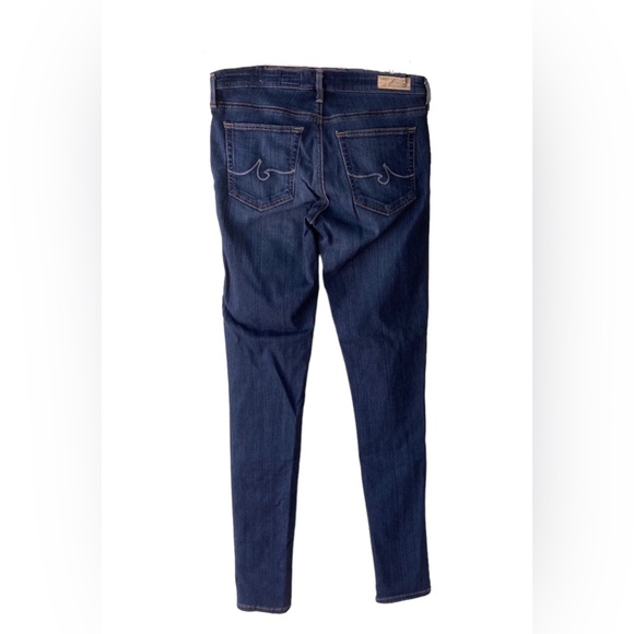 AG Adriano Goldschmied The Middi mid rise leggings dark wash 28 regular - Picture 2 of 7